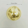 Round gold mosaic disco ball wall decor measuring 25cm or 10 inches.