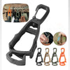 Black durable glove clip holder with multiple sizes and colors for securing gloves.