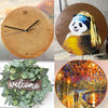 14 Inch Unfinished Round Wood Slices for DIY Crafts