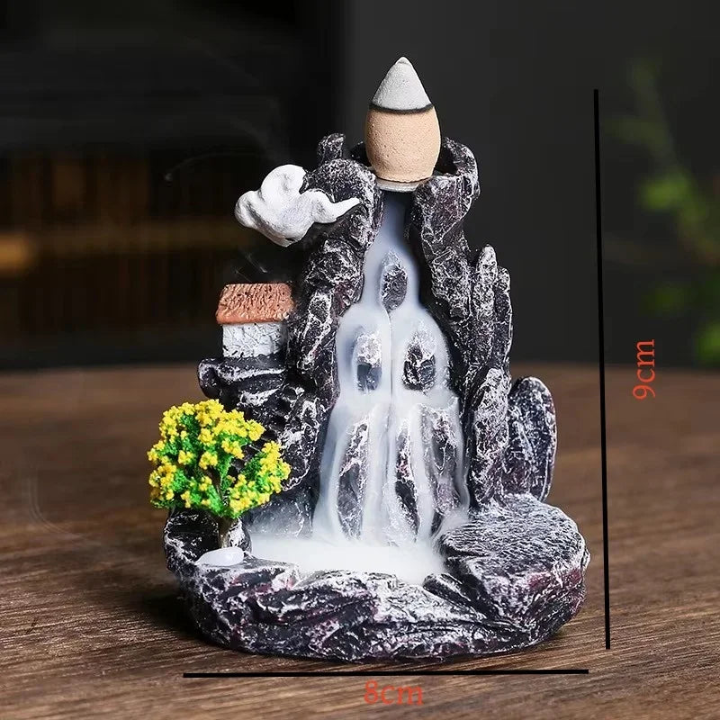 Zen Waterfall Backflow Incense Burner