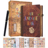 Retro Kraft Paper Adventure Photo Album with Up-Themed Accessories