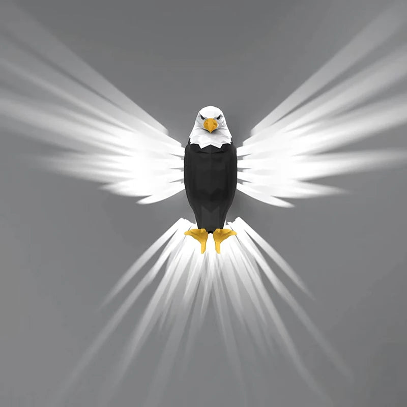 LED Eagle Wall Lamp with Glowing Wings