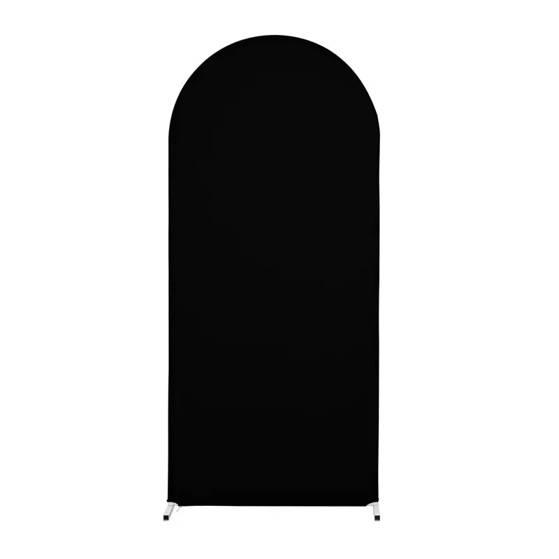 Black double-sided arch backdrop cover