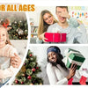 A collection of diverse families and individuals receiving or giving transparent acrylic money saving jars as gifts.