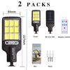 Solar-Powered Motion Sensor Security Light with 108 LEDs