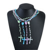 Assorted Plastic Rosary Necklaces (Set of 12)
