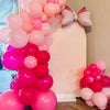 Pink Bow Foil Balloons for Party Decorations (30 Pack)