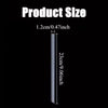 Diagram showing the size of a product, with dimensions listed as 1.2cm/0.47inch and 23cm/9.06inch.