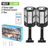 Solar Powered Motion Sensor Wall Light with Remote Control