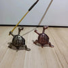 Vintage Bronze Turtle Incense Stick Holder
