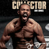 Album cover for The Bone Collector by Jon Jones featuring a muscular man with an intense expression.