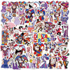 A collection of colorful stickers featuring characters and elements from The Amazing Digital Circus