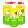 Three glow-in-the-dark blind box figures of Hippers anime animals in yellow and green packaging