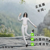A white action figure of Michael Jackson with a poseable wire skeleton, shown in a standing pose against a natural outdoor ba
