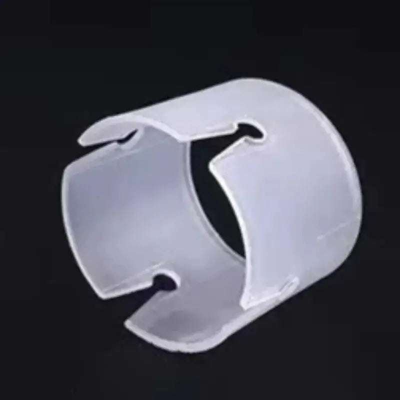 Clear plastic balloon arch connector rings used for party decor