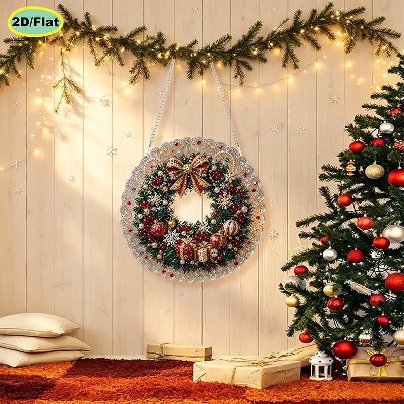 Pearl Diamond Painting Christmas Ornament Craft Kit