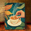 Tea Lovers Canvas Wall Art – Modern Kitchen Decor