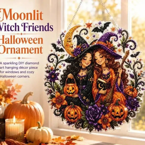 Halloween Ghost Pearl Painting Kit – Autumn DIY Craft Set for Adults