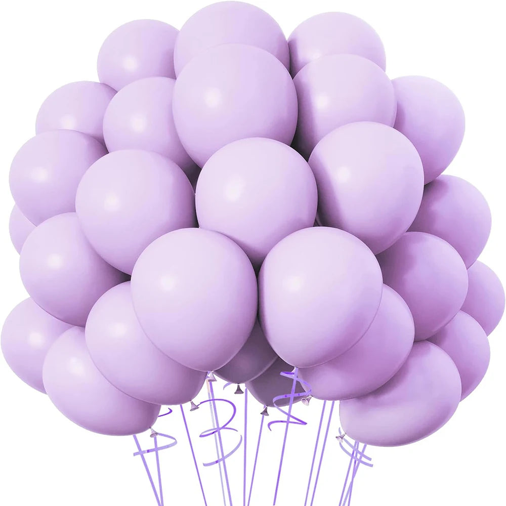 Retro Pastel Latex Balloons for Parties & Celebrations