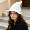 Foldable Knitted Witch Hat for Halloween Costumes & Parties