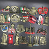 Travel Souvenir Fridge Magnets Set