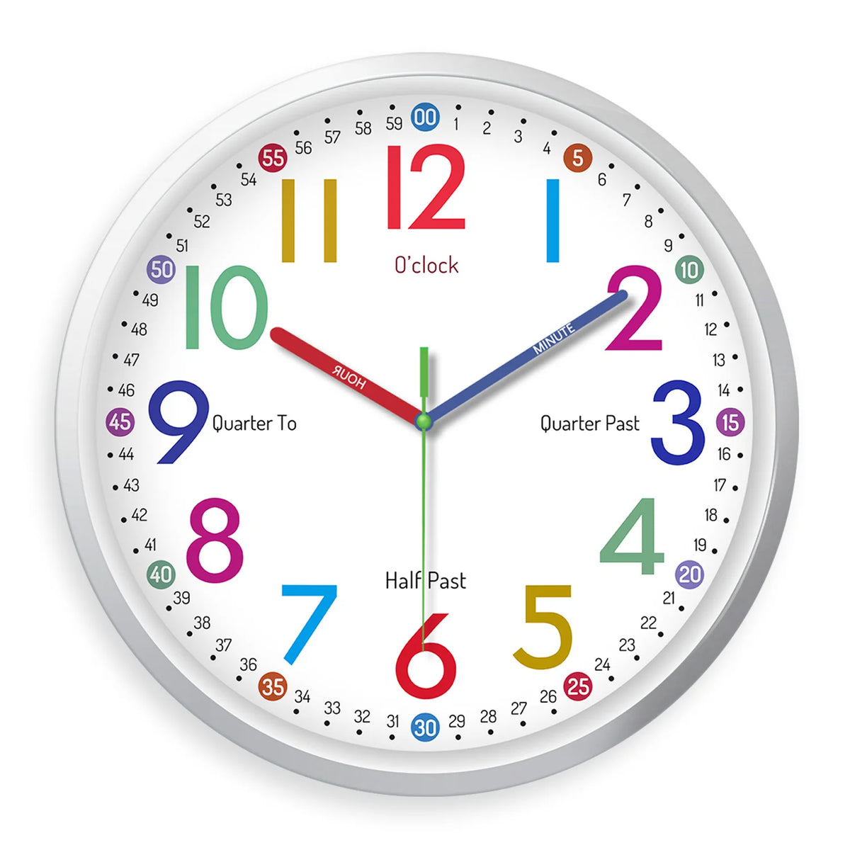 Minimalist 8-Inch Silent Quartz Wall Clock