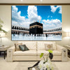 Islamic Mosque canvas wall art featuring the Kaaba and Al Masjid An Nabawi prints for a living room
