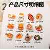 Realistic Bread Fridge Magnets Set — Cute Kitchen Decor & Note Holders