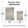 Aluminum wall signs in various sizes, including 16 inch, 12 inch, and 8 inch options with smooth rounded corners.