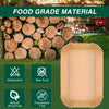 Matériau de qualité alimentaire avec des doublures en pâte de bois non blanchie, non toxique et sans colorant fluorescent pou