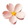 Pink magnetic cherry blossom sealing clips with yellow center