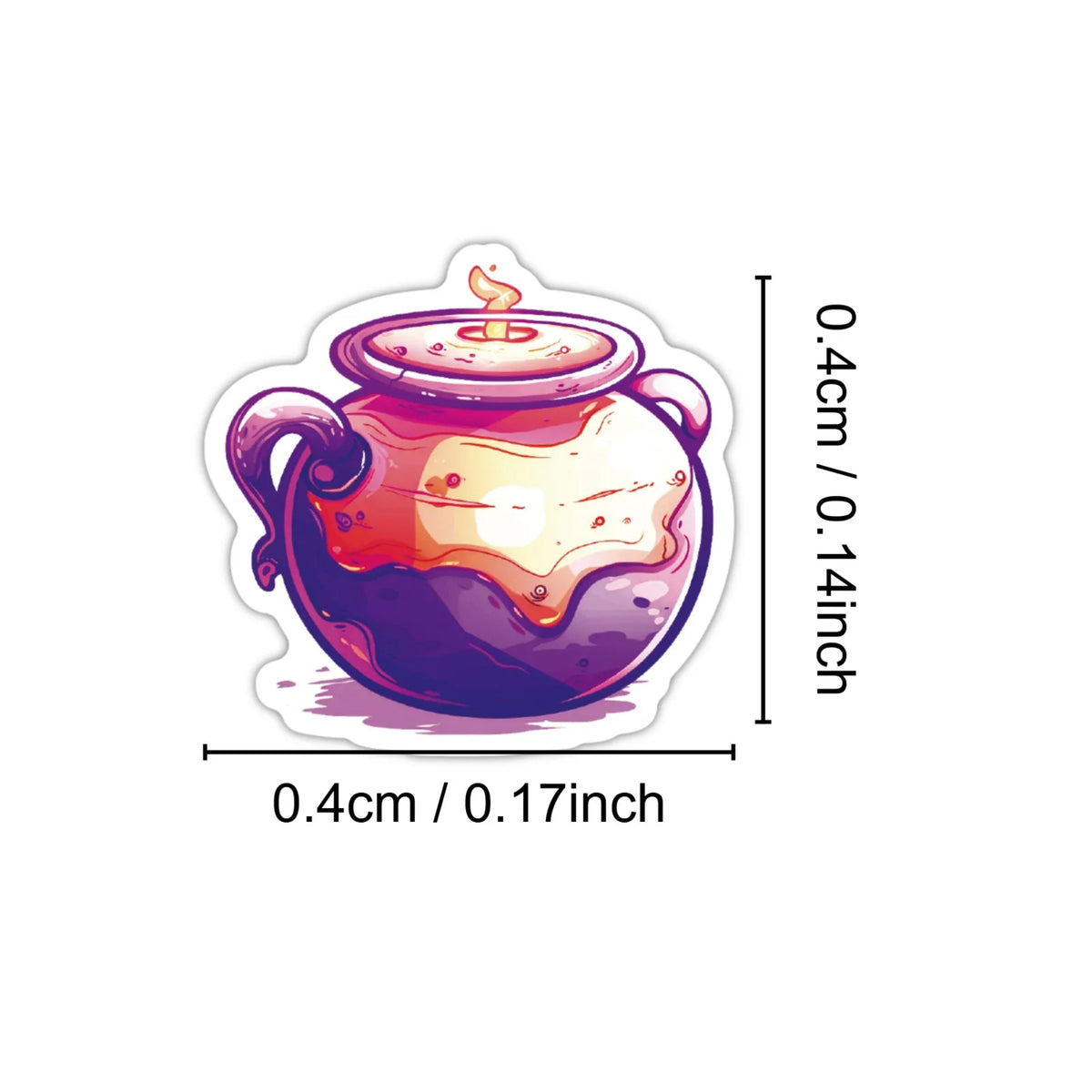 Halloween Sticker Pack – 50 Waterproof Die-Cut Decals