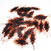 A realistic plastic bug set featuring cockroaches, centipedes, and scorpions for Halloween pranks.