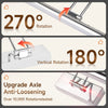 LED mirror light featuring 270 degree and 180 degree rotation with an upgrade axle anti-loosening feature