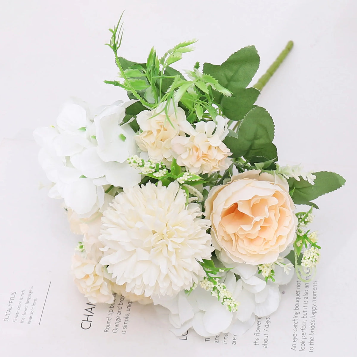 Realistic Silk Peony Artificial Flowers for Weddings & Home Décor