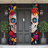 Day of the Dead Sugar Skull Door Banners – Set of 2