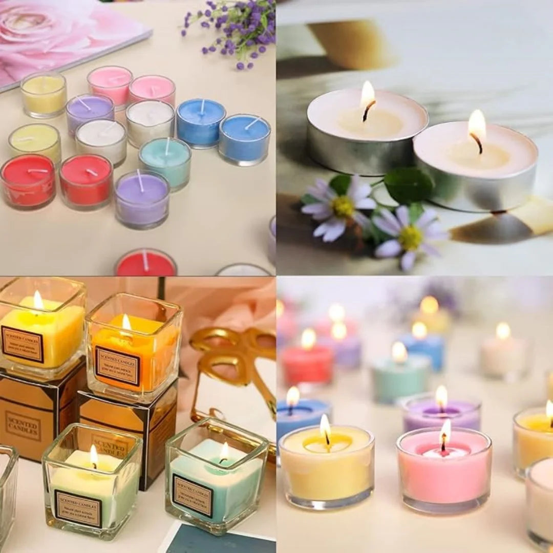 Smokeless Candle Wicks for Soy Wax and Pillar Candles (100-Pack)