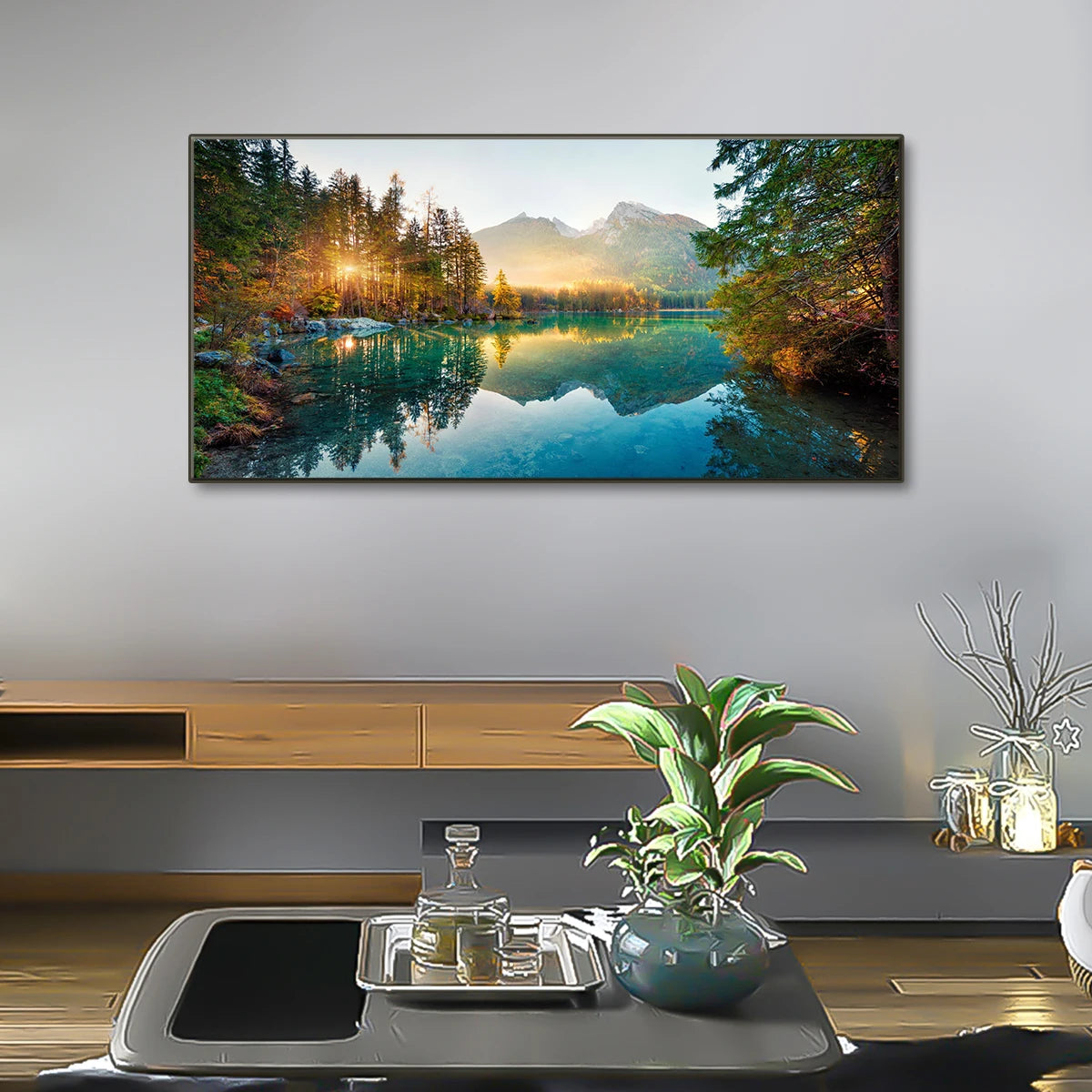 Personalized Photo Canvas Wall Art – Custom Horizontal Print for Home Decor