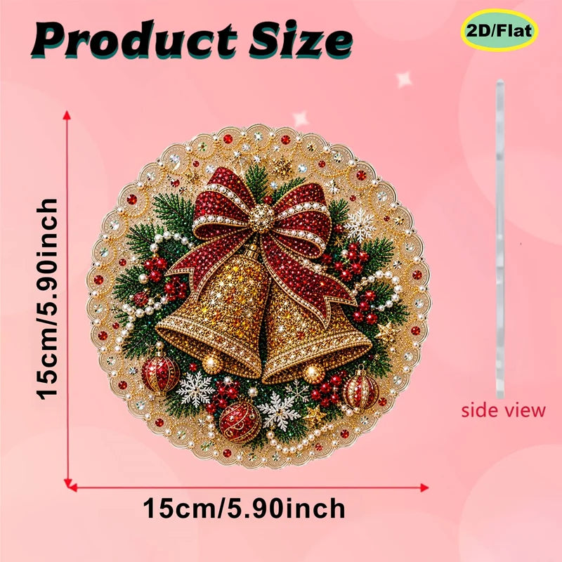 Pearl Diamond Painting Christmas Ornament Craft Kit