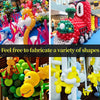 Colorful twisting balloons used for party decor and DIY modeling, showing various shapes and colors.