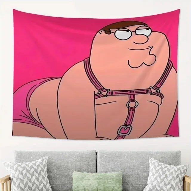 Family Guy Peter Griffin Meme Tapestry Wall Hanging