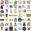 A collection of funny and snarky meme stickers featuring various humorous phrases and characters.