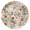 A collection of incomplete diary style graffiti stickers and paper elements for decor