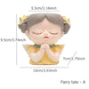 Resin Cartoon Girl Flower Planter
