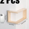 Corner Floating Wooden Wall Shelves for Home Decor