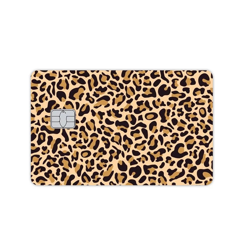 Leopard Print Card Skin for Credit and Debit Cards
