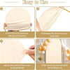 Instructions showing how to use a spandex fitted arch backdrop cover for wedding and party decor.