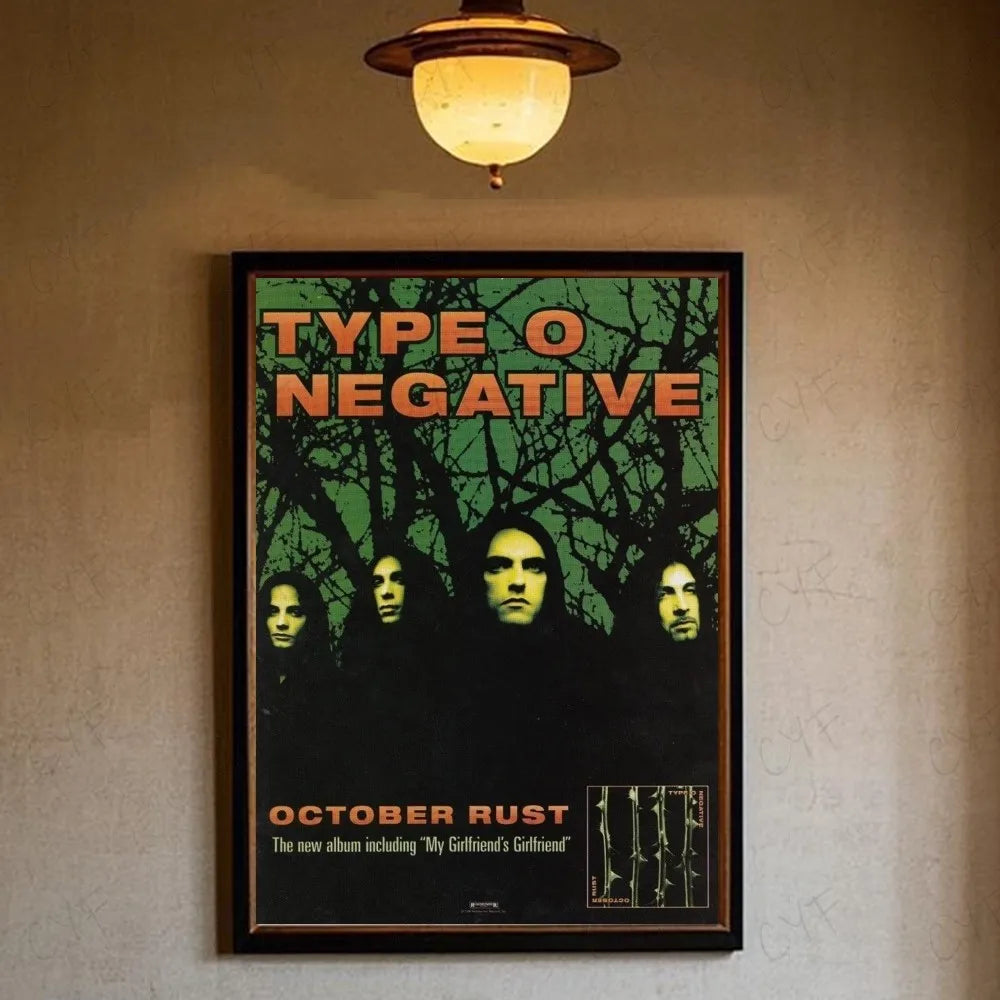 Type O Negative Band Poster – HD Art Print for Walls