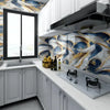 3D Marble Effect Peel-and-Stick Tile Stickers (Set of 10)