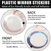 Set of 24 Gold & Silver Mirror Circle Wall Stickers